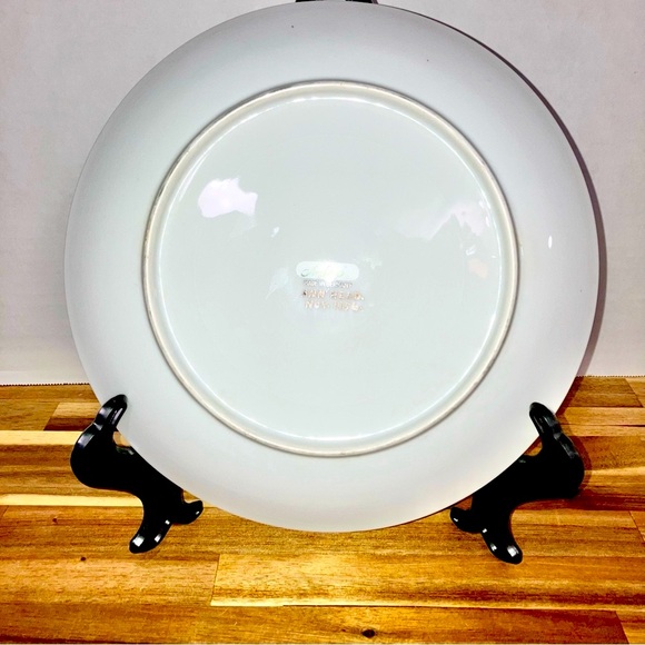 Vintage Arzberg Hand Painted 1956 Yellow Roses 10” Plate Artist Signed Floral - Picture 3 of 5